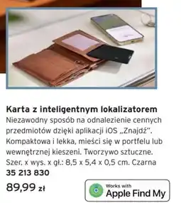 Tchibo Karta z inteligentnym lokalizatorem oferta