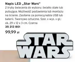 Tchibo Napis LED ,,Star Wars" oferta