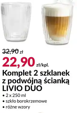 Agata Meble Zestaw szklanek Duo oferta