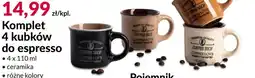 Agata Meble Zestaw kubków Espresso oferta