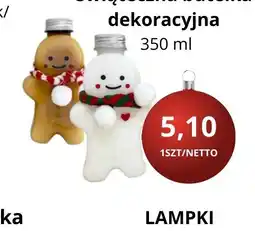 Triomen Świąteczna butelka dekoracyjna oferta