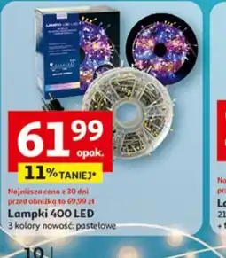 Auchan Lampki 400 LED oferta