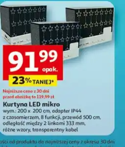Auchan Kurtyna LED mikro oferta