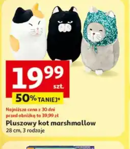Auchan Pluszowy kot marshmallow oferta