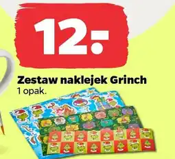 Netto Zestaw naklejek Grinch oferta