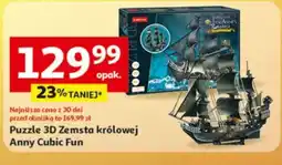 Auchan Puzzle 3D Zemsta królowej Anny Cubic Fun oferta