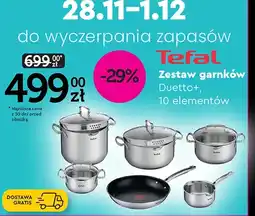 Biedronka Zestaw garnków Tefal oferta