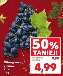 Kaufland Winogrona ciemne, luzem 1 kg oferta