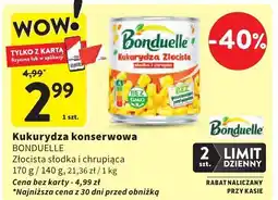 Intermarche Kukurydza konserwowa BONDUELLE Złocista słodka i chrupiąca oferta