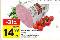 Intermarche Mielonka tyrolska MRÓZ oferta