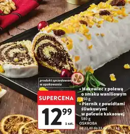 Intermarche Piernik z powidłami śliwkowymi w polewie kakaowej OSKROBA oferta