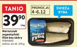 Intermarche Morszczuk argentyński filet bez skóry RYBHAND oferta