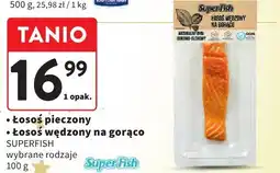 Intermarche Łosoś wędzony na gorąco SUPERFISH oferta
