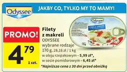 Intermarche Filety z makreli ODYSSEE wybrane rodzaje oferta