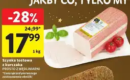 Intermarche Szynka tostowa z kurczaka PROSTO Z WĘDLINIARNI oferta