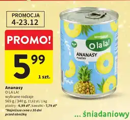 Intermarche Ananasy O LA LA! wybrane rodzaje oferta