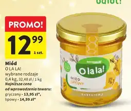 Intermarche Miód O LA LA! wybrane rodzaje oferta