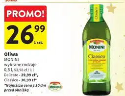 Intermarche Oliwa MONINI wybrane rodzaje oferta