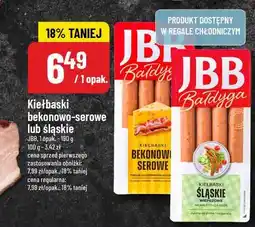 Polomarket Kiełbaski bekonowo-serowe lub śląskie JBB 190g oferta