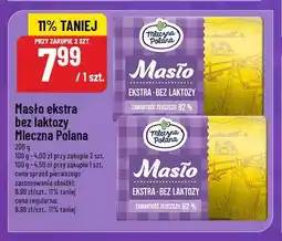 Polomarket Masło ekstra bez laktozy Mleczna Polana oferta
