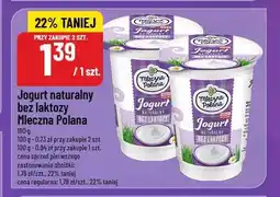 Polomarket Jogurt naturalny bez laktozy Mleczna Polana oferta