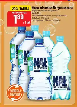 Polomarket Woda mineralna Nałęczowianka niegazowana lub delikatnie gazowana 1 l oferta