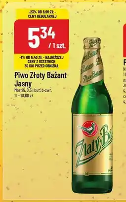 Polomarket Piwo Złoty Bażant Jasny oferta