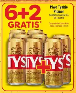 Polomarket Piwo Tyskie Pilzner (6+2 gratis) oferta