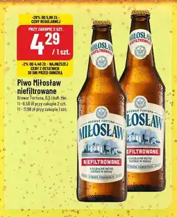 Polomarket Piwo Miłosław niefiltrowane oferta