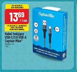 Polomarket Kabel ładujący USB-C/2.0 USB-A Captain Mike oferta