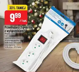 Polomarket Przedłużacz 3 gniazda z wyłącznikiem oferta