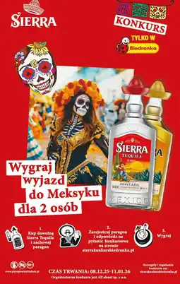 Biedronka Tequila Sierra Gold oferta