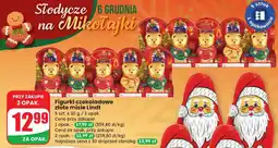 Dino Figurki czekoladowe złote misie Lindt oferta