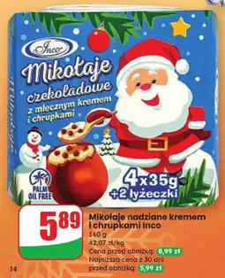Dino Mikołaje nadziane kremem i chrupkami Inco oferta