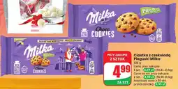 Dino Ciastka z czekoladą Pieguski Milka Choco Cookies oferta