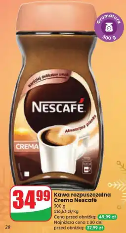 Dino Kawa rozpuszczalna Crema Nescafé oferta