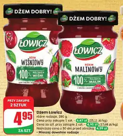 Dino Dżem Łowicz wiśniowy, malinowy oferta