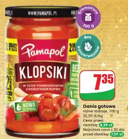 Dino Danie gotowe Klopsiki Pamapol oferta