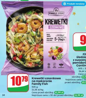 Dino Krewetki czosnkowe na makaronie Family Fish oferta