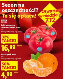 Lidl Mandarynki luzem Lidl oferta