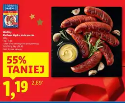 Lidl Kiełbasa śląska, duża paczka Morliny oferta