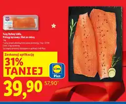 Lidl Pstrąg tęczowy filet ze skórą Targ Rybny Lidla oferta