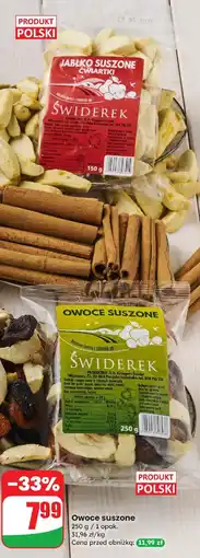 Dino Owoce suszone Świderek oferta