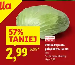 Lidl Polska kapusta gołąbkowa, luzem Lidl oferta