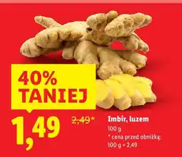 Lidl Imbir luzem Lidl oferta
