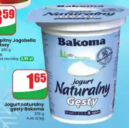 Dino Jogurt naturalny gęsty Bakoma oferta