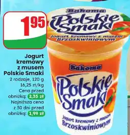 Dino Jogurt kremowy z musem Polskie Smaki Bakoma oferta