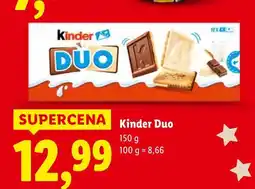 Lidl Czekolada Kinder Duo oferta
