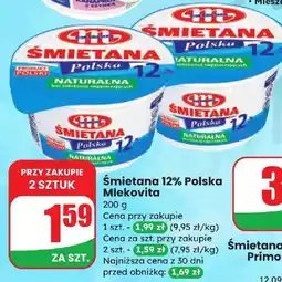 Dino Śmietana 12% Polska Mlekovita oferta