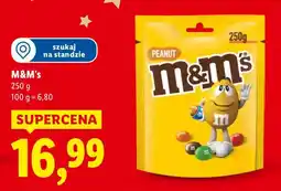 Lidl Czekolada M&M's Peanut oferta